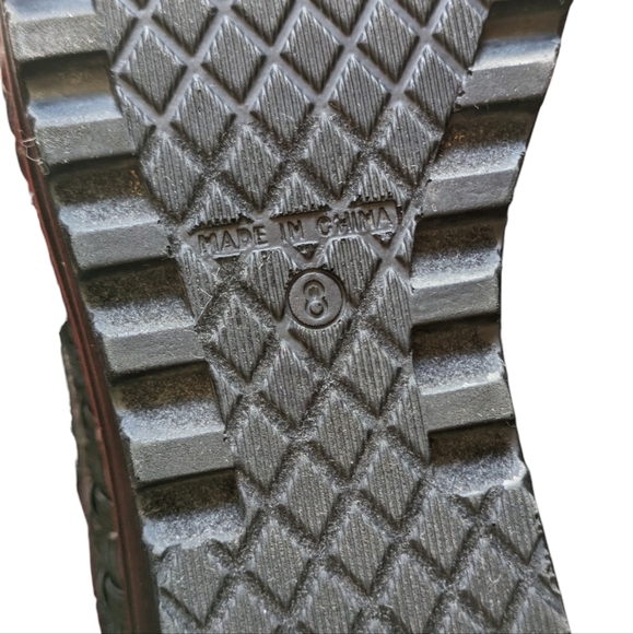 Bernie Mev. Woven Black Lulia Slip On Memory Foam Comfort Wedge 41 EU 8 US - Picture 8 of 8